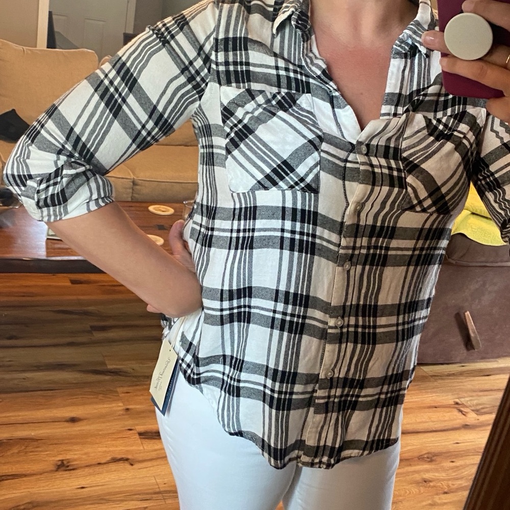 Lucky Brand Plaid Button Down
